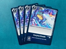 Cocytus Blue ST2-16 Playset Resurgence Booster Foil Digimon Card Game x4