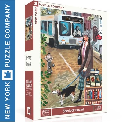 Sherlock Hound 1000 Teile New York Puzzle Company zufälliger Schnitt Deluxe Puzzle NPZJK2527