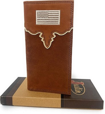 Justin Super Soft American Flag 2030767W2 Rodeo Wallet NEW in BOX