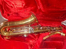 King Empire 665 Alto Saxophone w/ Case AS IS for parts repair sax student