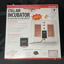 Little Giant 9300 Digital Still Air Incubator w/ LCD Display for 41 Eggs White