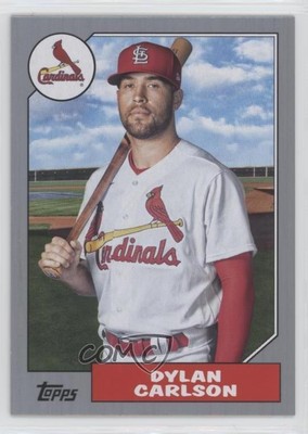 2022 Topps Archives 1987 Topps Design Silver 31/99 Dylan Carlson #214 o7m