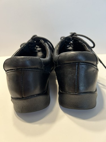 Aetrex Womens Comfort Black Leather Lace Up Shoes Size 8 M Oxfords EUR 39.5 - Picture 4 of 9