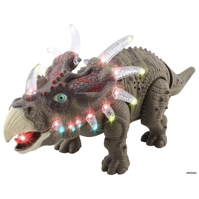 Walking hotsell triceratops toy