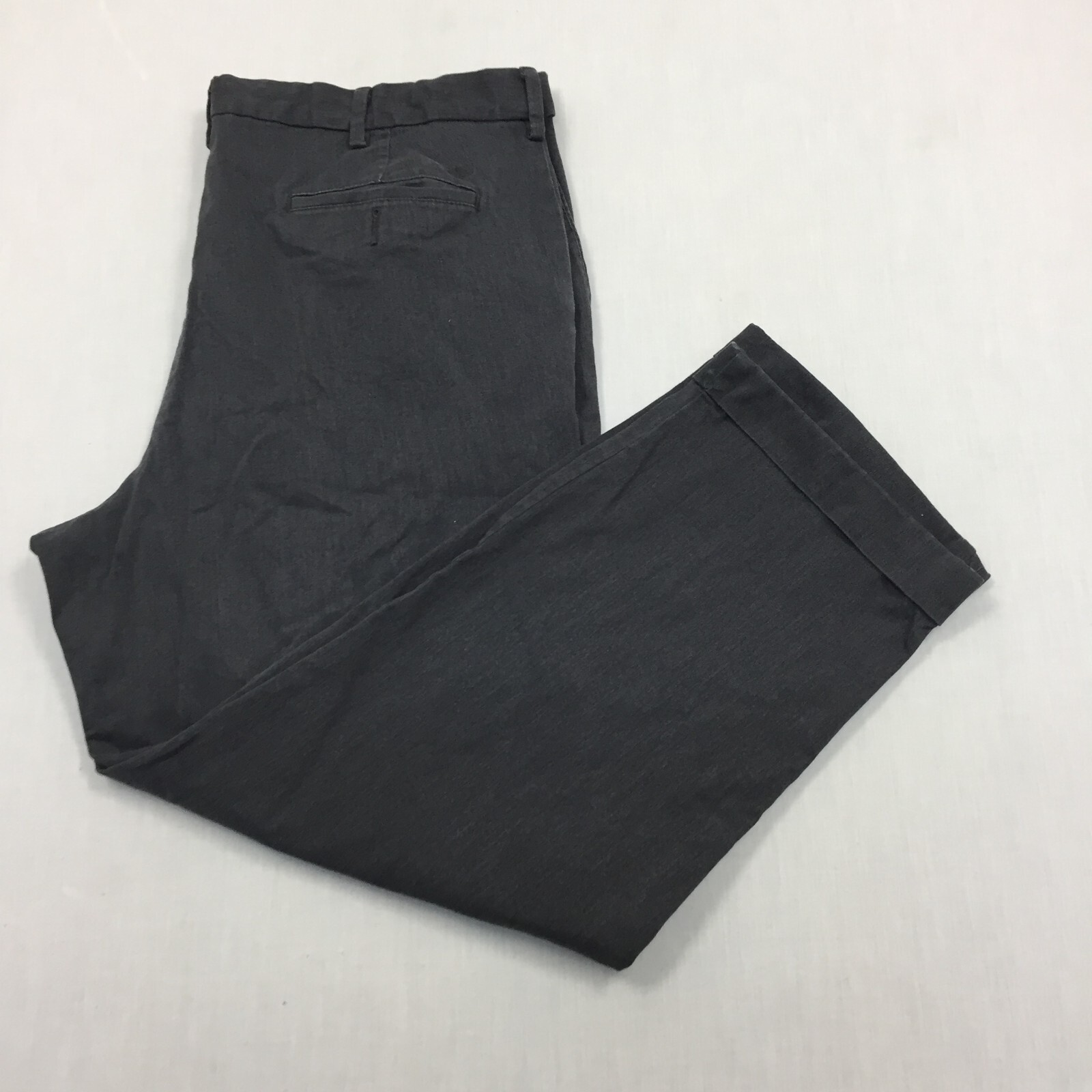 Dockers Chino Trousers Cotton Pants Relaxed Fit Mens Size 40W 30L Grey