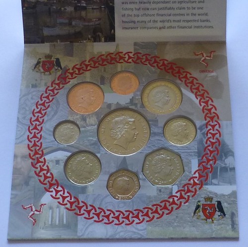 Colección de monedas decimales de la Isla de Man 2001, Pobjoy Mint - Imagen 4 de 8