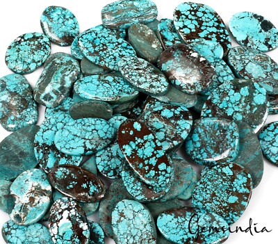 1 Kilo Lot Spiderweb Turquoise Blue Green Mix Shape Loose Gemstone A+ 31mm-60mm