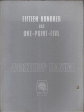 RILEY ONE POINT FIVE & WOLSELEY 1500 1957-65 ORIG.FACTORY REPAIR MANUAL HARDBACK