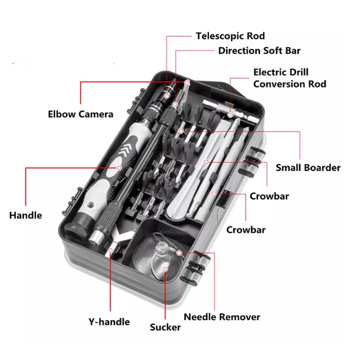 115 in 1 Magnetic Precision Repair Screwdriver Set PC Phone Electronics Tool Kit - Picture 10 of 24