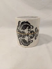 Advantus CLEAR AND BLACK DAMASK STICKER ROLL HS64203 rolled Stickers Decor Art