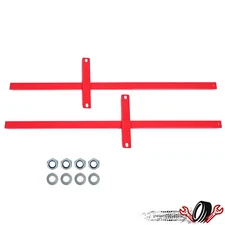 Subframe Connectors Control Arm Red Steel For Ford Mustang & Cobras 1979-2004
