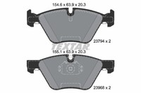 Textar 2379401 Bremsbelagsatz, Scheibenbremse FüR Bmw