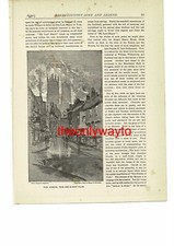 York Minster From Market Place (More, Reverse), Book Illustration (Print), 1891