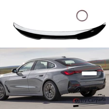 For 21-25 BMW 4 Series G26 Gran Coupe i4 4DR PSM Style Rear Spoiler Gloss Black