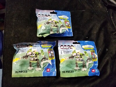 3 Kre-o Cityville Invasion Dr. Mayhem's Jewel Heist Sets New in Package