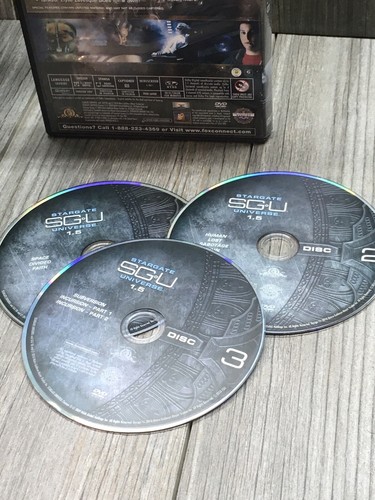 Stargate Universe: 1.5 (DVD, 2010, 3-Disc Set) Tested Working - Picture 10 of 12