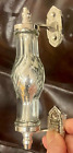 <!--F#f_0-->2 LARGE Mercury Glass Vintage Slider Door Handles Boho Drawer Pulls Satin Silver<!--F/-->