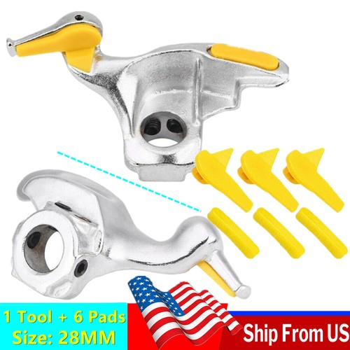 Stainless Steel Tire Changer Duck Head With Protective Pads – 28mm Or 30mm Fit