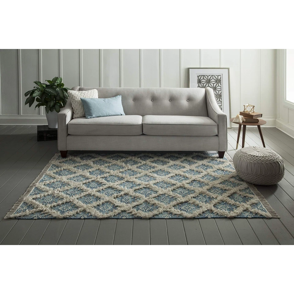 Небольшой ковер Momeni Harper, 5 x 7 дюймов, серый - Изображение 3 из 4