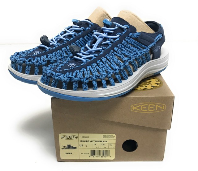keen navy blue sandals