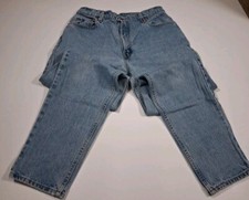 VTG Levis Jeans Womens Blue 551 Relaxed Tapered Mom Made in USA 90s See Pics