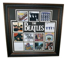 The Beatles 28" x 28" Framed 13 Photo Album Cover Collage