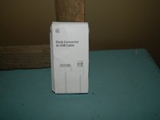 Apple Dock Connector to USB Charger MA591G/B NEW/SEALED Comp w/ iPod iPad iPhone