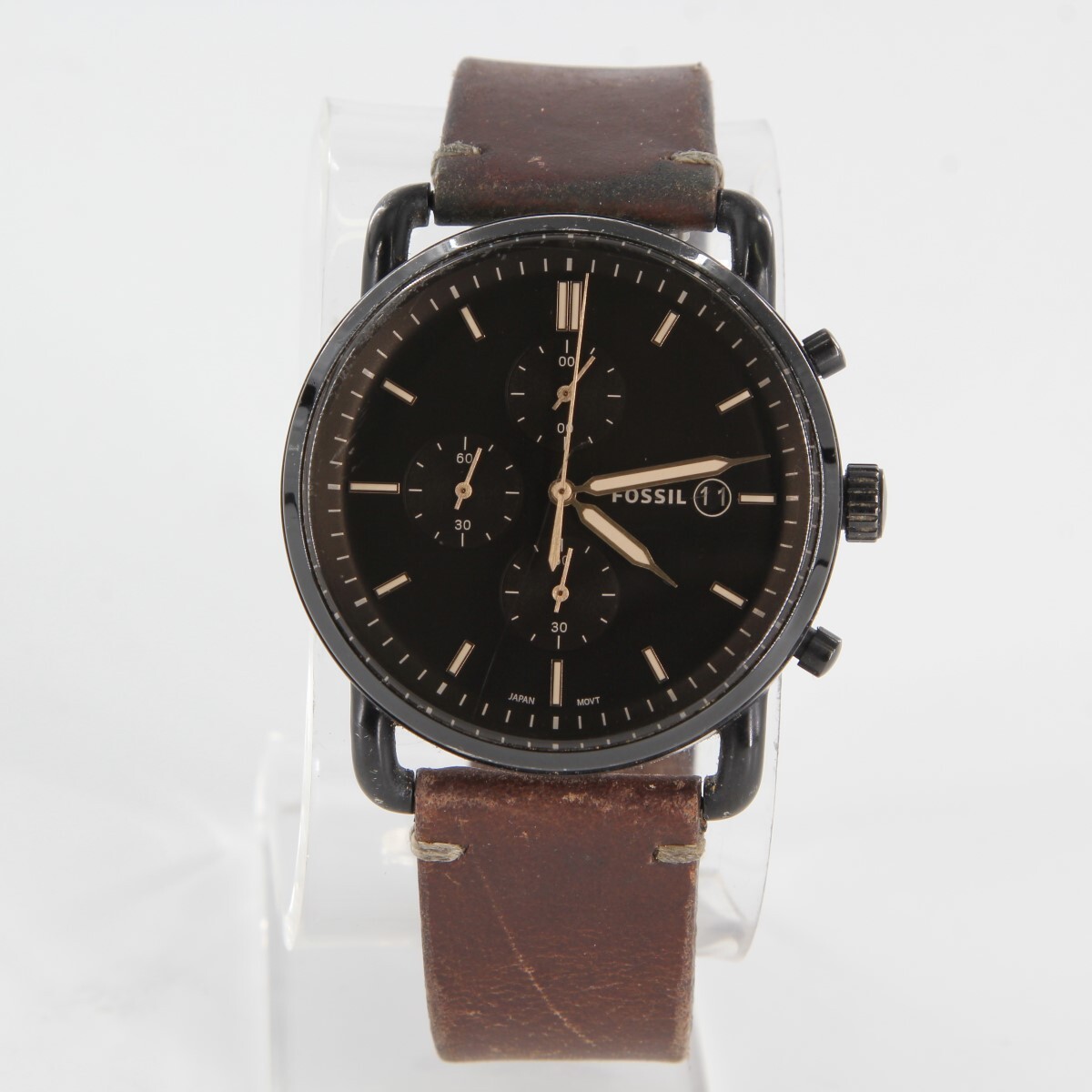 FOSSIL FS5403 The Commuter 42mm Chronograph Brown Leather Men