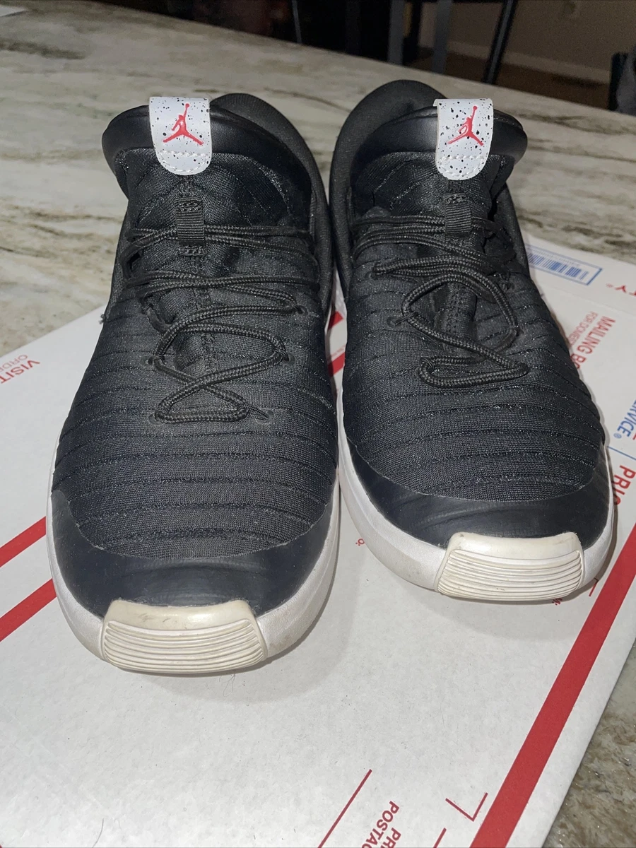Nike Air Jordan Black White Basketball Shoes Flight Luxe Mens Size