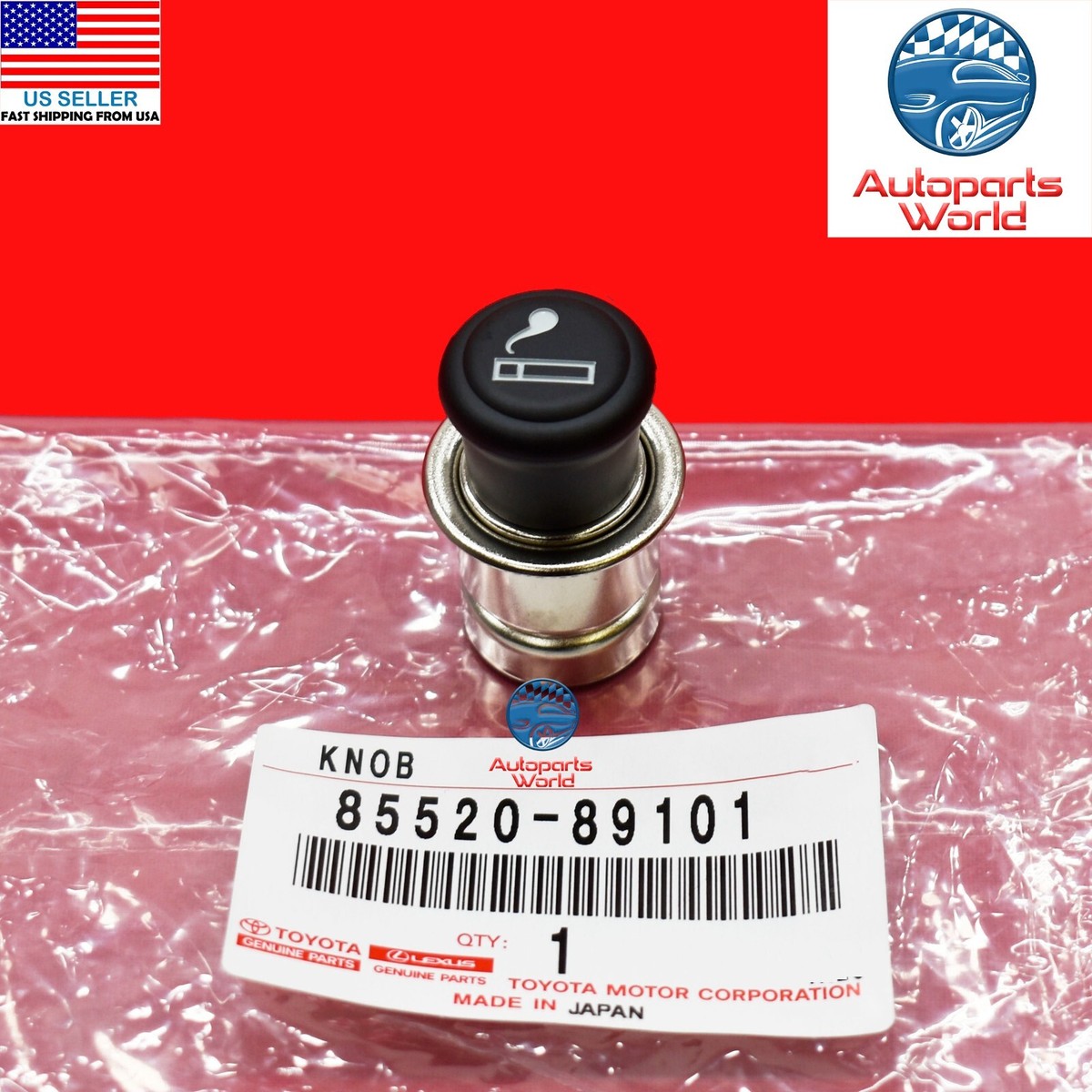 GENUINE TOYOTA 4RUNNER SUPRA LS430 CIGARETTE LIGHTER KNOB