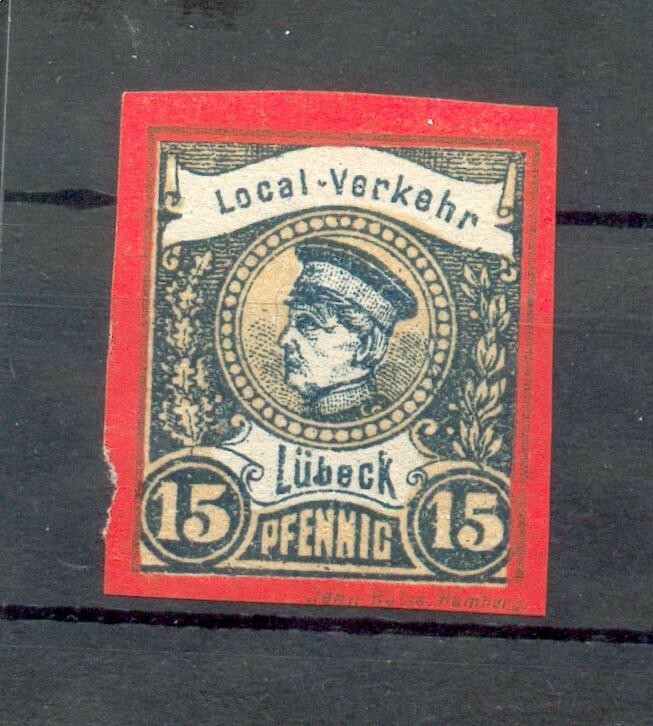City Mail Lübeck 9b LUXURY** MNH UNUSED (70993)