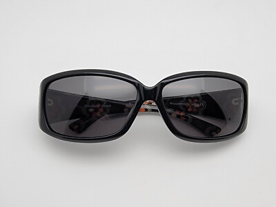 Vera Bradley Elizabeth Pirouette 031 Black Paisley Frame Grey Lens Sunglasses Vintage Vera Bradley Elizabeth Pirouette 031 Black Paisley  main image 2