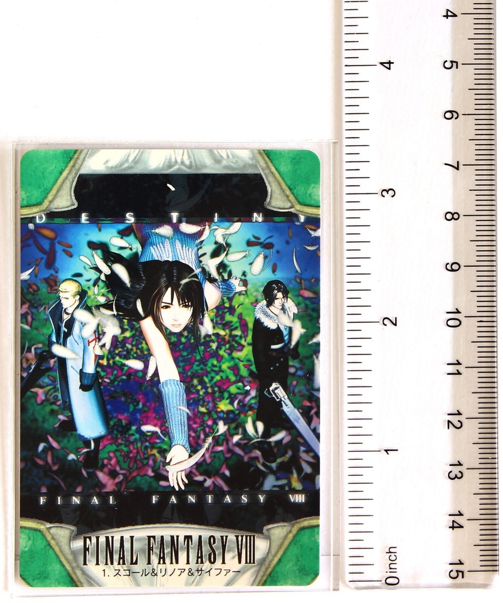 Squall ＆ Rinoa ＆ Seifer - Final Fantasy Ⅷ Trading Card | eBay