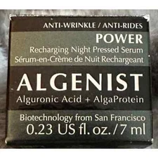 Algenist Power Recharging Night Pressed Serum .23 fl oz - Travel Size