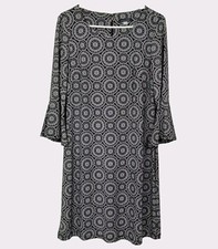 TOMMY HILFIGER Dress Sz 10 Flutter Sleeve Madras