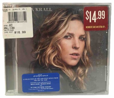 Wallflower by Krall, Diana (CD, 2015) Hype Sticker! Brand New! Factory Sealed!