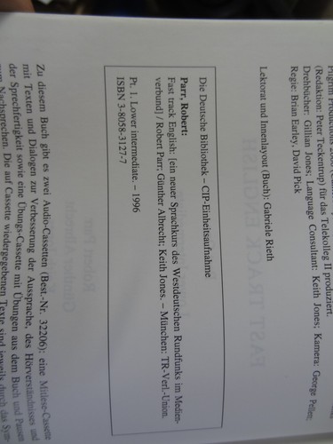 Fast Track English - Part One / Englisches Buch - Bild 7 von 7