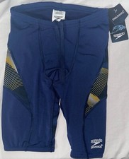 Men's Precision Jammer Swimsuit Navy/Gold Size 26
