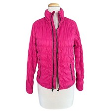 UNDER ARMOUR women  s pink quilted winter jacket Sz YLG