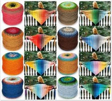 200g Rellana Regenbogen Beauty Bobbel Wolle Garn Stricken Häkeln GP 89,75€/1kg