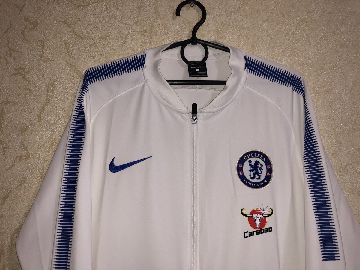 NIKE チェルシー　CHELSEA CARABAO セット　激レア Chelsea FC Shirt Mens Medium Blue Soccer Nike Dri Fit Carabao
