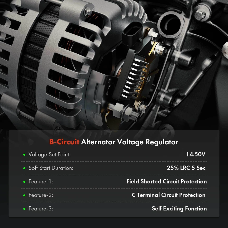 Regulador de tensão alternador 14,5V para Kia Sportage 14-16 Hyundai Tucson 14-15 - Imagem 2 de 4