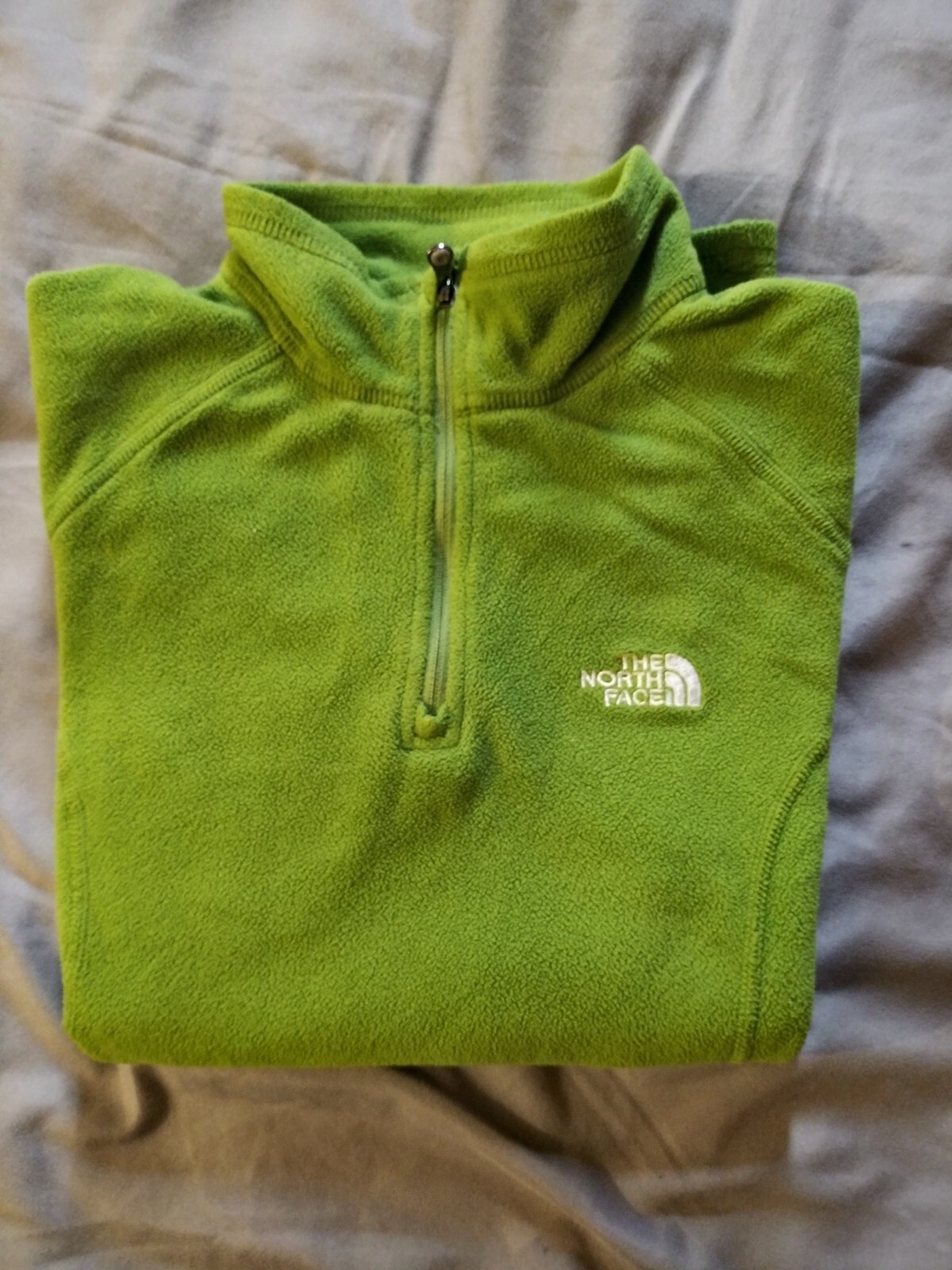 The North Face Fleece Pullover Women's Size S/P, Green 1/4 Zip thumbnail 3