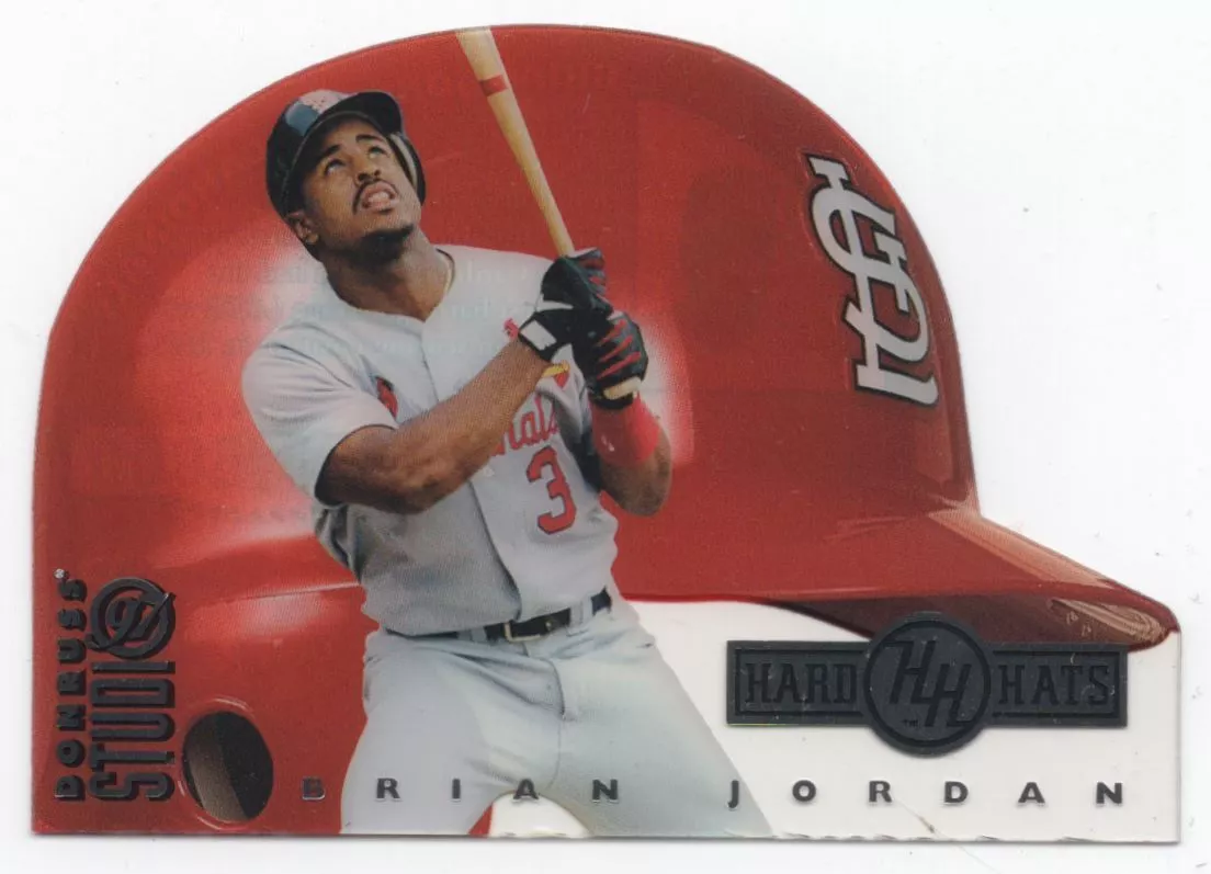 1997 Studio Hard Hats Brian Jordan 1956/5000 St. Louis Cardinals #24