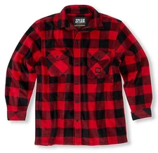 TGS250 ToughGuard Men’s Buffalo Plaid (Lumberjack) Polar Fleece Shirt NEW w/ Tag