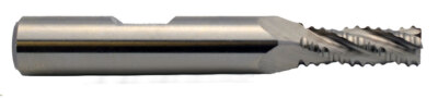 1/4'', 4 Flute, 5/8'' LOC, Coarse Pitch Cobalt Roughing End Mill Melin USA