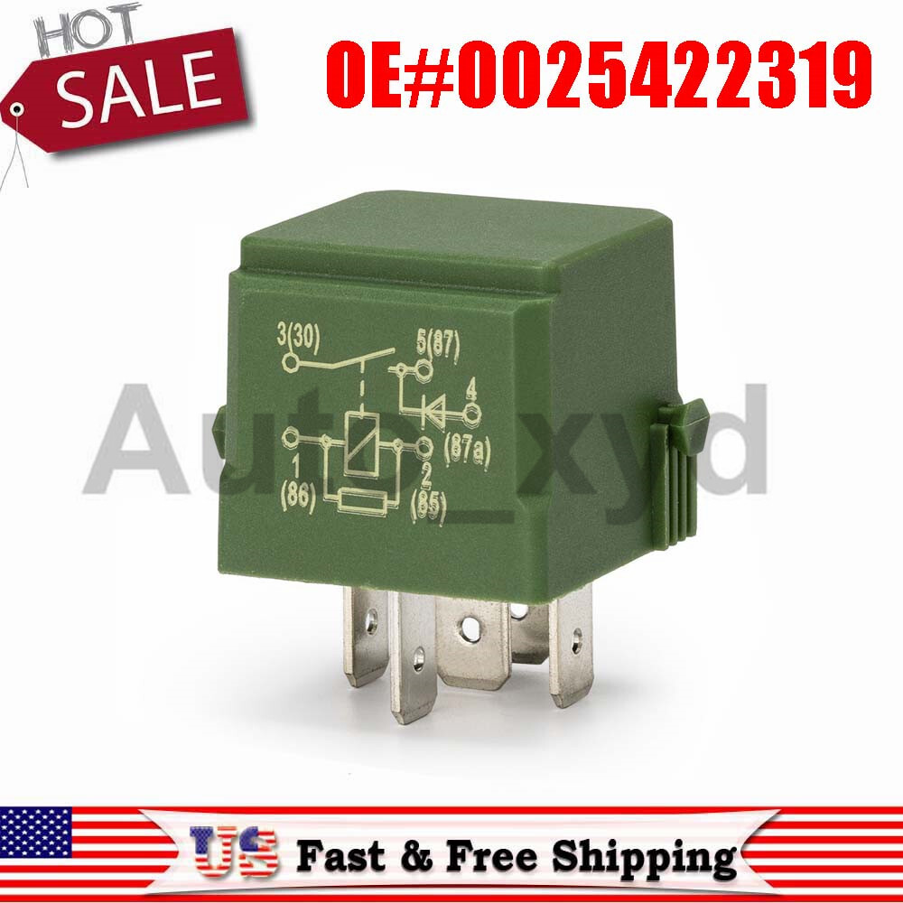 Air Suspension Compressor Relay 5-Prong For Mercedes C216 W164 W251 W221 06-14-image