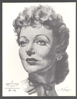 Farmer's Daughter 8"x10" Loretta Young Academy Awards Nicholas Volpe | eBay