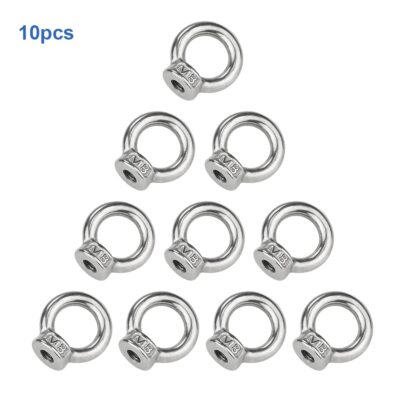 10/20 Stück Ringmutter Edelstahl M8,Schaukelhaken zum Heben von Zubehör Neu.