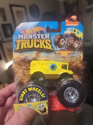 Hot Wheels Monster Trucks SpongeBob SquarePants Connect & Crash AHAHHAHAHAH